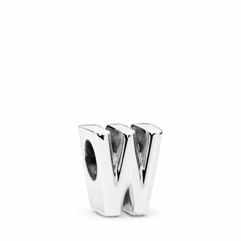 Pandora Australia Letter W Charm - Sterling Silver | NERCHJ960